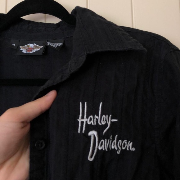 Harley Davidson button up shirt - Picture 3 of 3